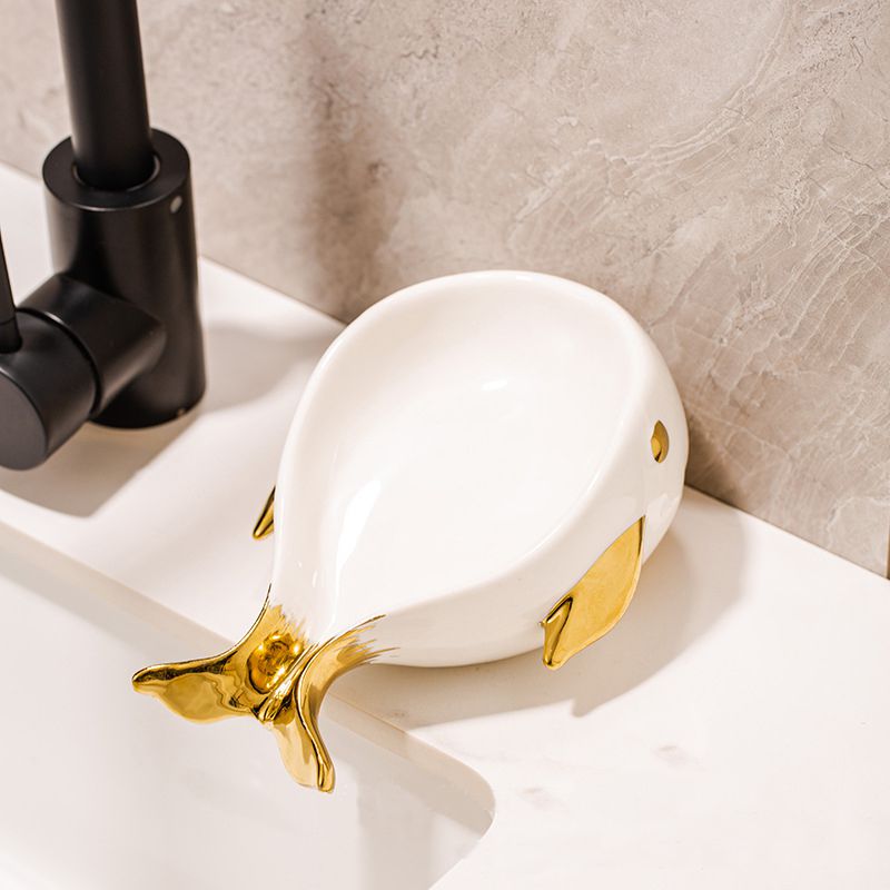 Porte-savon baleine à grande bouche de dessin animé