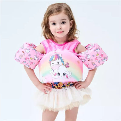 Unicorn Cartoon Kids Swim Vest Puddle Jumper
