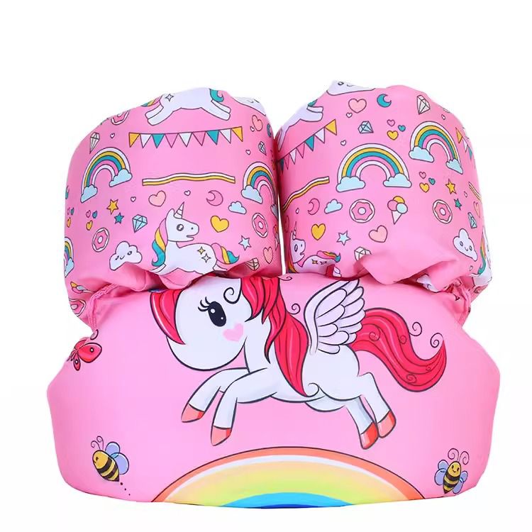Unicorn Cartoon Kids Swim Vest Puddle Jumper