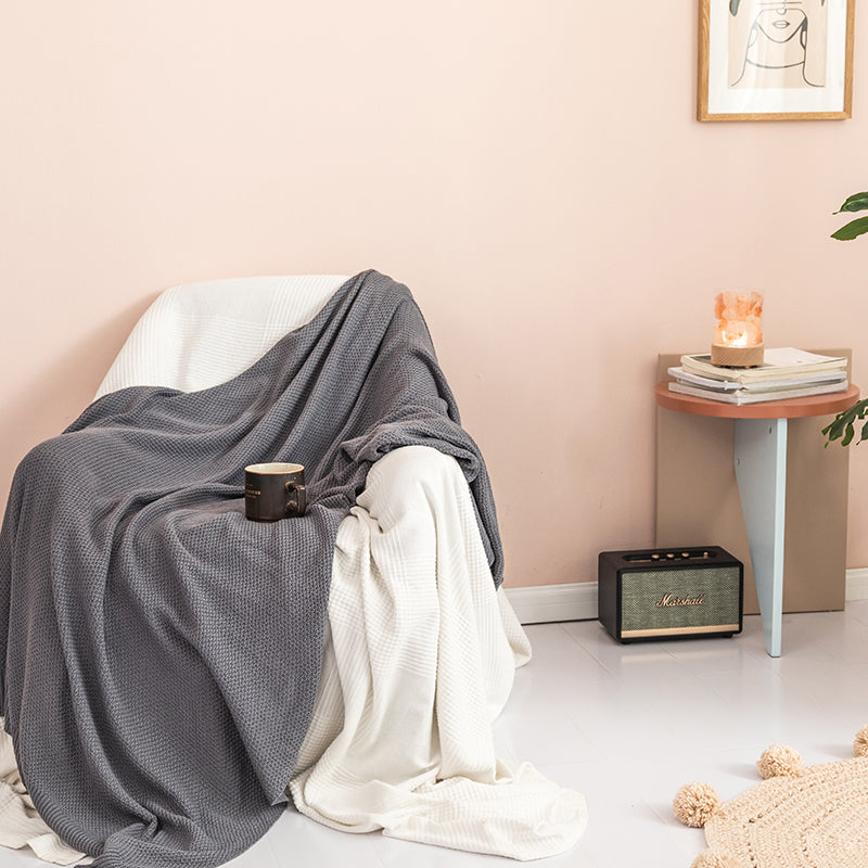 100% coton fin de coton luxueux cassettes de gaufres d'été climatisation