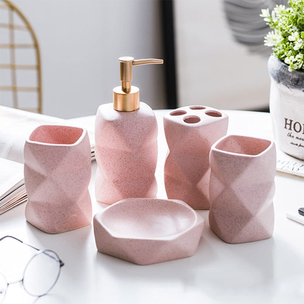 Irregular Shape Modern Bathroom Accessories Set