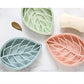3 Color Pieces Leaf Shape Soap Dish