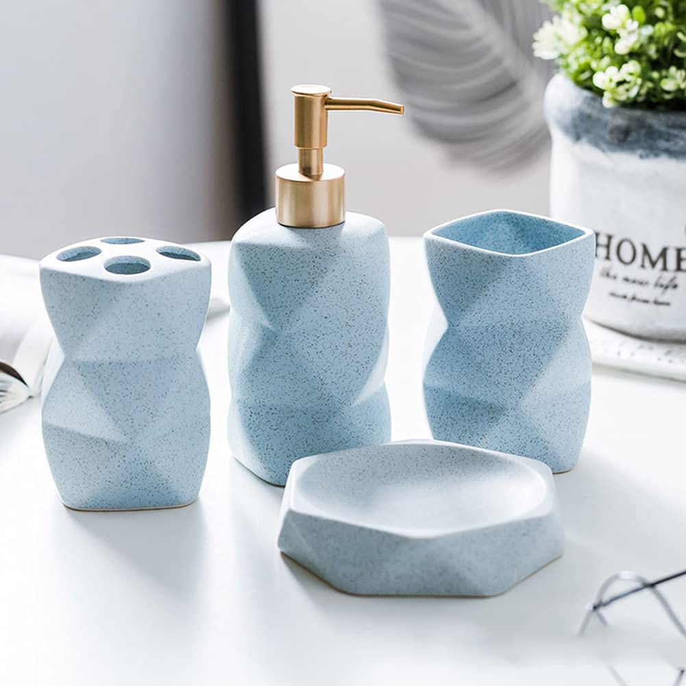 Irregular Shape Modern Bathroom Accessories Set