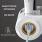 2/4 Cups Wall Mounted Toothbrush Holder with Squeezer and Drawer