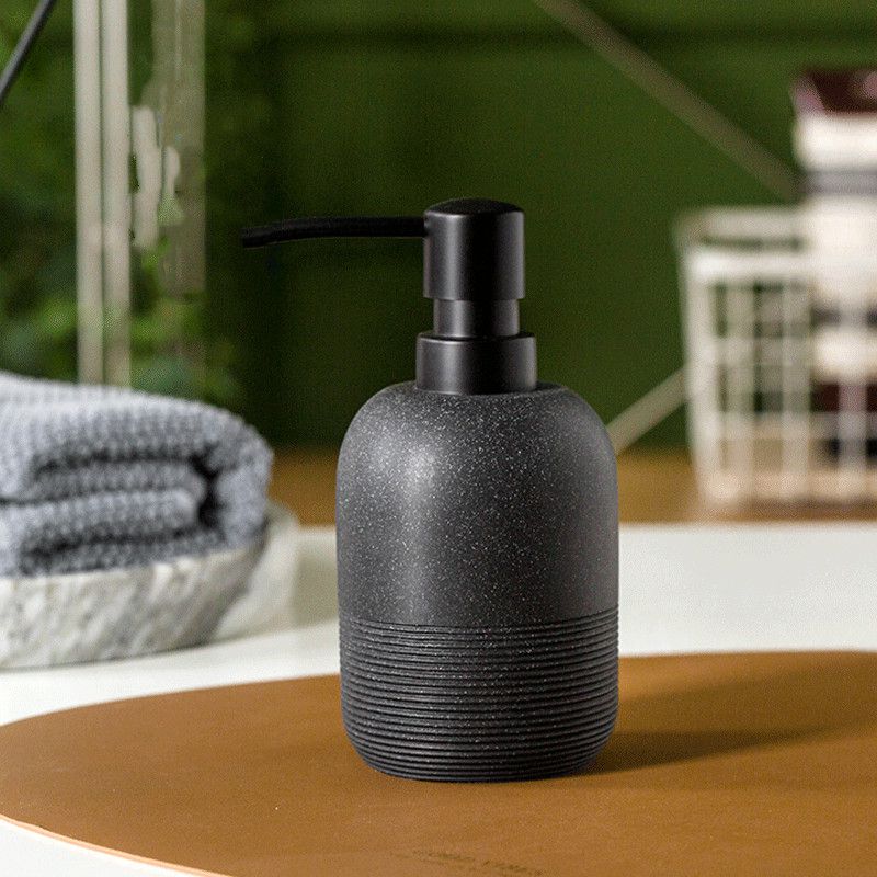 Black/Grey Marble Soap Dispenser