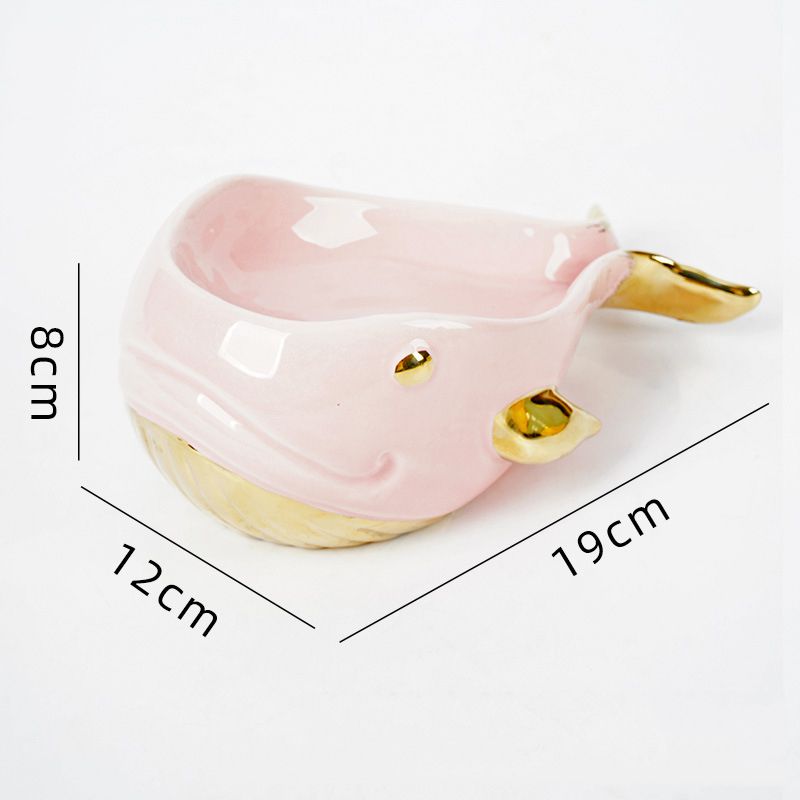 Porte-savon baleine à grande bouche de dessin animé