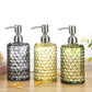 Modern Style French Romance Colorful Glass Soap Dispenser
