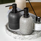 Black/Grey Marble Soap Dispenser