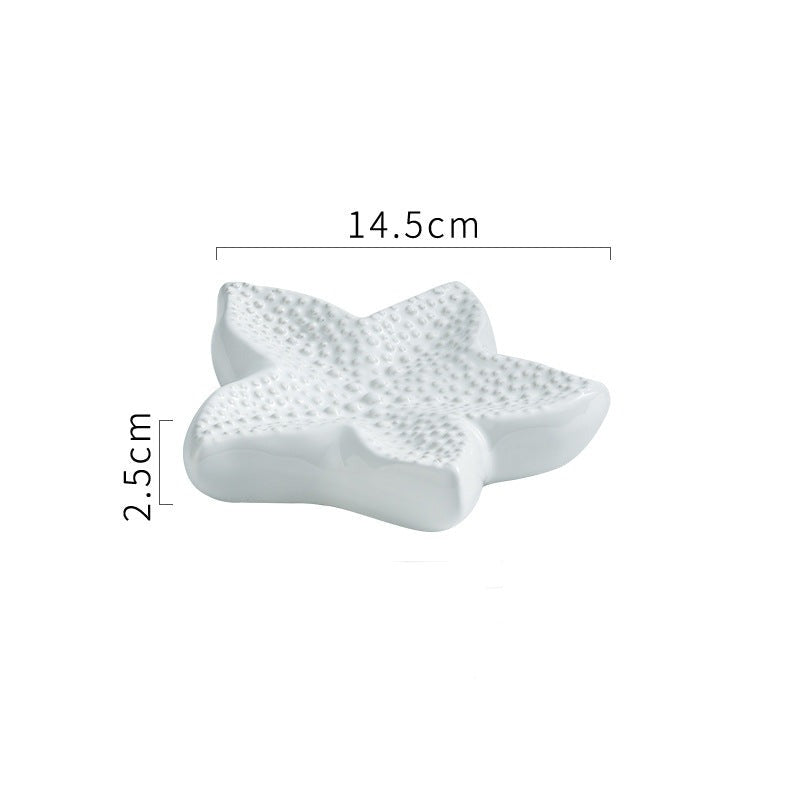 Nautical Bathroom Accessories Set - Starfish/Seashell