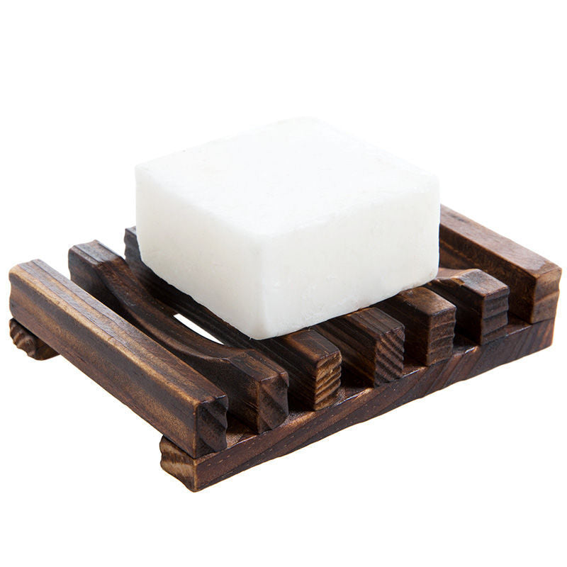 Carbonized Bamboo Wooden Soap Dish