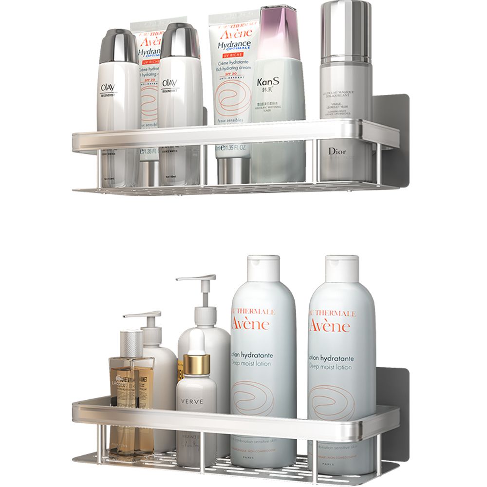 Square Suction Cup Shower Caddy Shelf