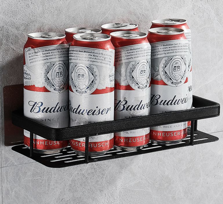 Étagère rectangulaire pour chariot de douche à ventouse